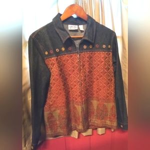 Chico's tapestry jacket